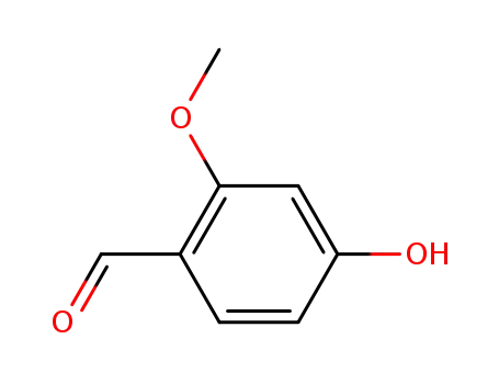 Molecular Structure of 18278-34-7 (4-Hydroxy-2-methoxybenzaldehyde)