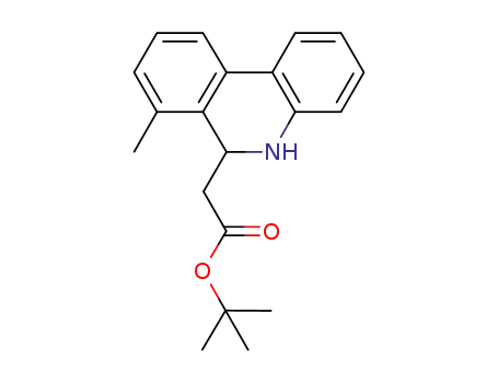 5,6-dihydro-6-t-butoxycarbonylmethyl-7-methylphenanthridine