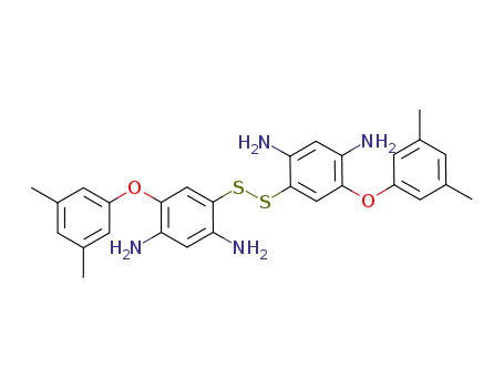 6,6'-disulfanediylbis[4-(3,5-dimethylphenoxy)benzene-1,3-diamine]