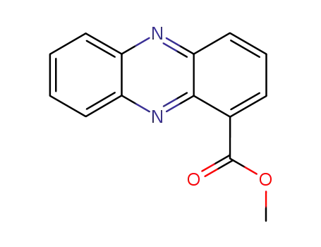 Molecular Structure of 3225-19-2 (1-Phenazinecarboxylic acid methyl ester)