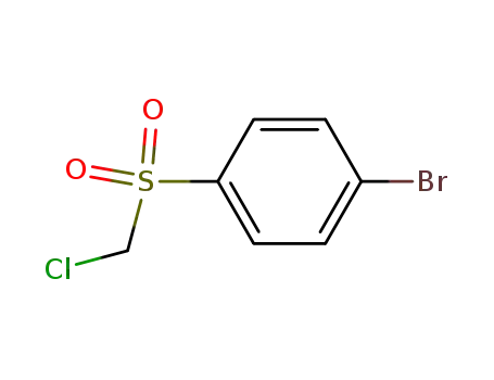 Molecular Structure of 54091-06-4 (4-bromophenylchloromethyl sulfone)