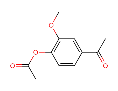 Molecular Structure of 54771-60-7 (4-ACETYL-2-METHOXYPHENYL ACETATE)