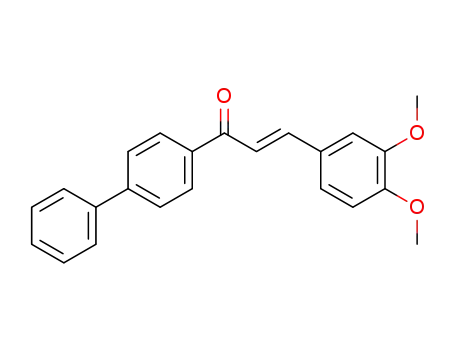 Molecular Structure of 36635-79-7 (2-Propen-1-one, 1-[1,1'-biphenyl]-4-yl-3-(3,4-dimethoxyphenyl)-)