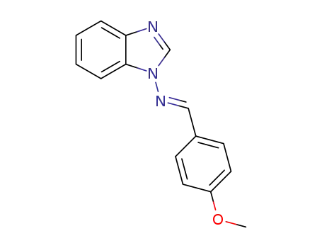 (E)-N-(benzimidazol-1-yl)-1-(4-methoxyphenyl)methanimine