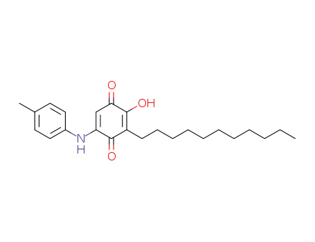5-(p-tolylamino)-2-hydroxy-3-undecyl-1,4-benzoquinone