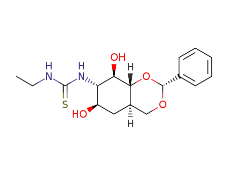 1-((2R,4aR,6R,7S,8R,8aR)-6,8-dihydroxy-2-phenylhexahydro-4H-benzo[d][1,3]dioxin-7-yl)-3-ethylthiourea