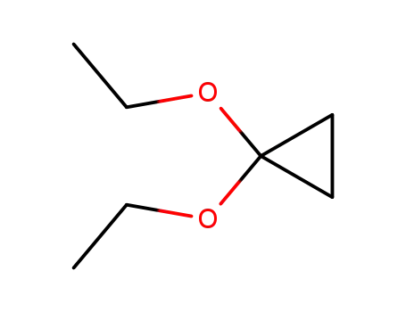 Molecular Structure of 41330-13-6 (Cyclopropane, 1,1-diethoxy-)
