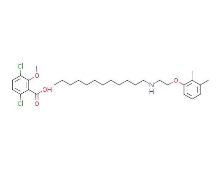 dodecyldimethylphenoxyethylammonium 3,6-dichloro-2-methoxybenzoate