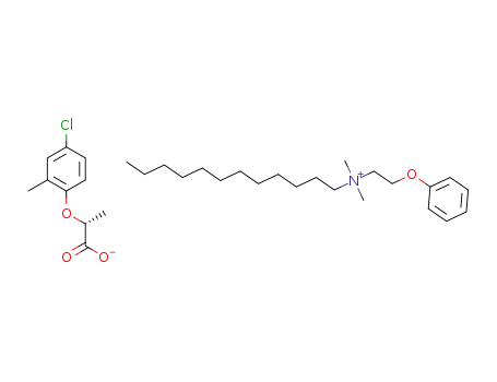 domiphen (+)-(R)-2-(4-chloro-2-methylphenoxy)propionate