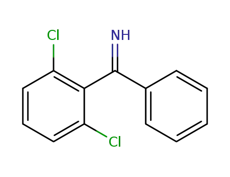 Molecular Structure of 65231-41-6 (Benzenemethanimine, 2,6-dichloro-a-phenyl-)