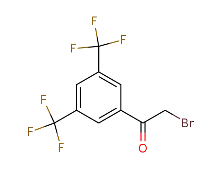 Molecular Structure of 131805-94-2 (3',5'-BIS(TRIFLUOROMETHYL)-2-BROMOACETOPHENONE)