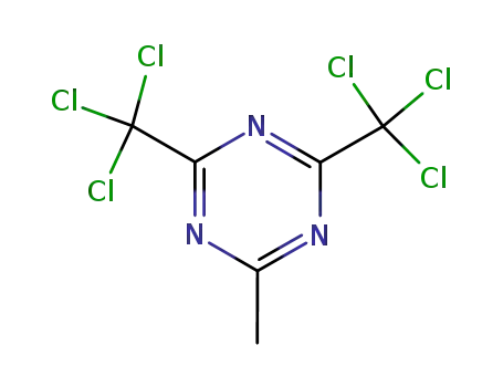 2-Methyl-4,6-bis(trichloromethyl)-1,3,5-triazine