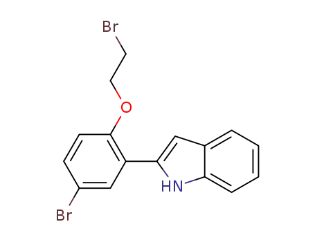 2-(5-bromo-2-(2-bromoethoxy)phenyl)-1H-indole