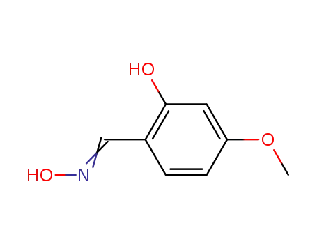 Molecular Structure of 17861-16-4 (Benzaldehyde, 2-hydroxy-4-methoxy-, oxime)