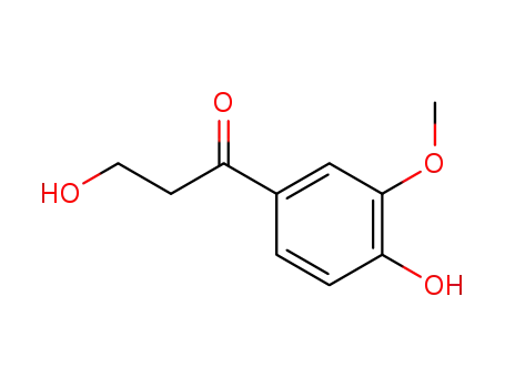 Molecular Structure of 2196-18-1 (α,4'-Dihydroxy-3'-methoxypropiophenone)