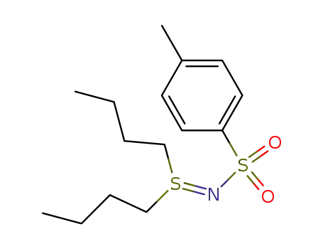 Molecular Structure of 17627-00-8 (N-(dibutyl-lambda~4~-sulfanylidene)-4-methylbenzenesulfonamide)