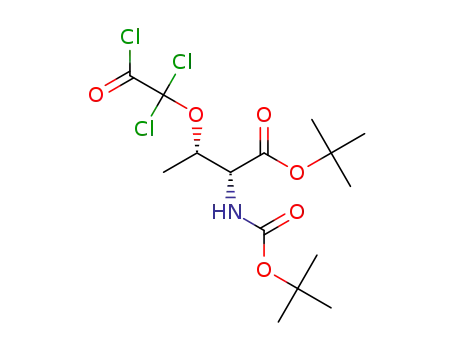 tert-butyl (2R,3S)-2-[N-(tert-butoxycarbonyl)amino]-3-(trichloroacetoxy)butanoate