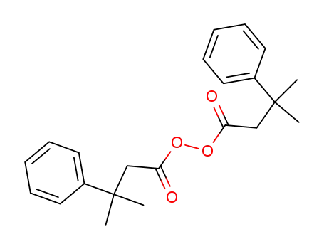 Molecular Structure of 62726-47-0 (Peroxide, bis(3-methyl-1-oxo-3-phenylbutyl))
