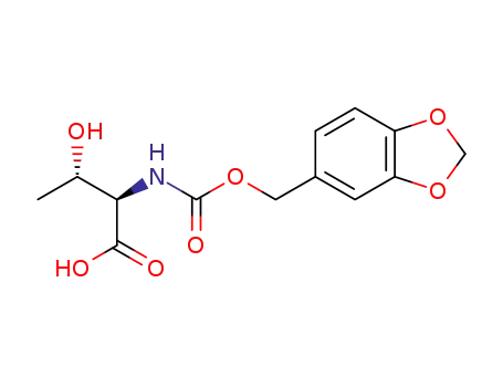 (2R,3S)-2-{[(2H-1,3-benzodioxol-5-ylmethoxy)carbonyl]amino}-3-hydroxybutanoic acid