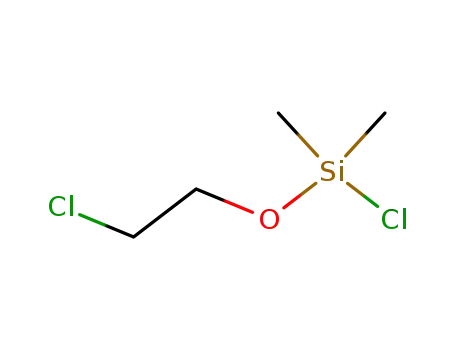 Molecular Structure of 62806-42-2 (Silane, chloro(2-chloroethoxy)dimethyl-)