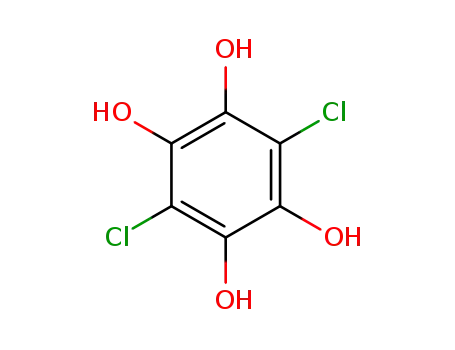 Molecular Structure of 38689-22-4 (1,2,4,5-Benzenetetrol, 3,6-dichloro-)