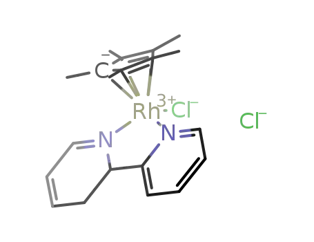 [(η5-C5Me5)RhCl(2,2'-bipyridine)]Cl