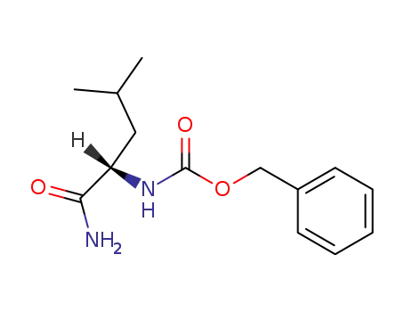 Carbamic acid, [1-(aminocarbonyl)-3-methylbutyl]-, phenylmethyl ester, (S)-