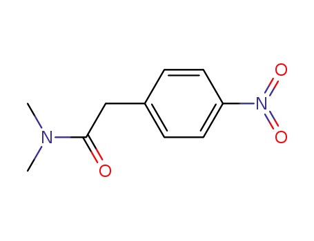 Molecular Structure of 90405-67-7 (N,N-dimethyl-2-(4-nitrophenyl)acetamide)