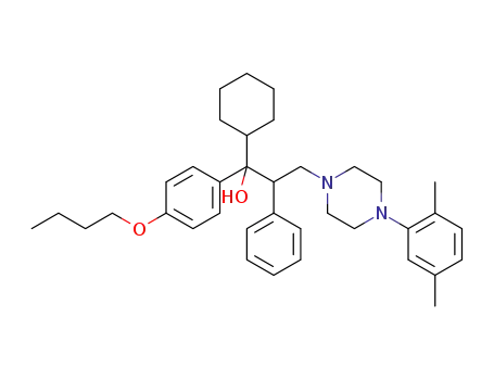 1-(4-butoxyphenyl)-1-cyclohexyl-3-[4-(2,5-dimethylphenyl)piperazin-1-yl]-2-phenylpropan-1-one