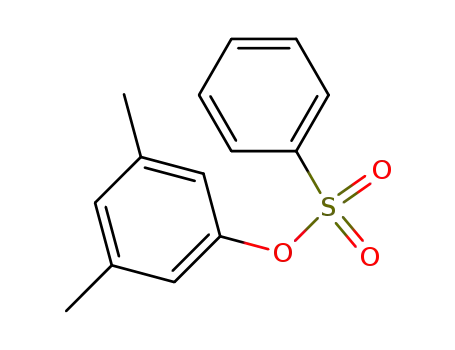 Molecular Structure of 61019-00-9 (Phenol, 3,5-dimethyl-, benzenesulfonate)