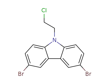 9H-Carbazole, 3,6-dibromo-9-(2-chloroethyl)-