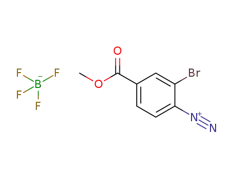 2-bromo-4-(methoxycarbonyl)benzenediazonium tetrafluoroborate