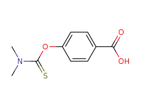Molecular Structure of 13522-57-1 (4-[(dimethylcarbamothioyl)oxy]benzoic acid)