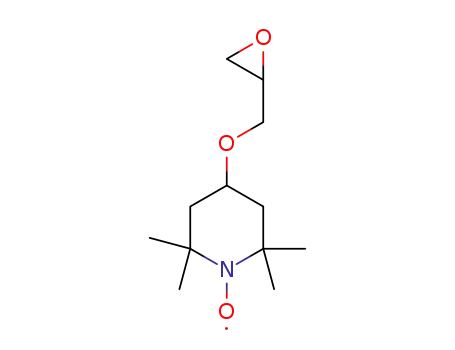 Molecular Structure of 122413-85-8 (1-Piperidinyloxy, 2,2,6,6-tetramethyl-4-(oxiranylmethoxy)-)