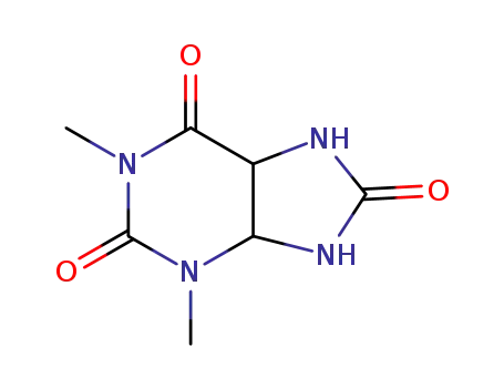 Molecular Structure of 127091-92-3 (1H-Purine-2,6,8(3H)-trione, tetrahydro-1,3-dimethyl-)