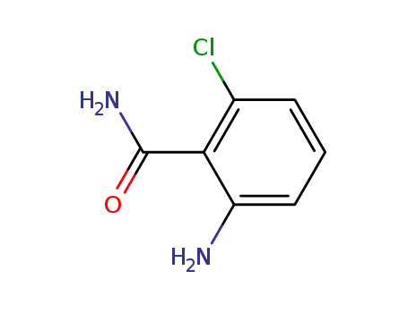 Molecular Structure of 54166-95-9 (Benzamide, 2-amino-6-chloro-)