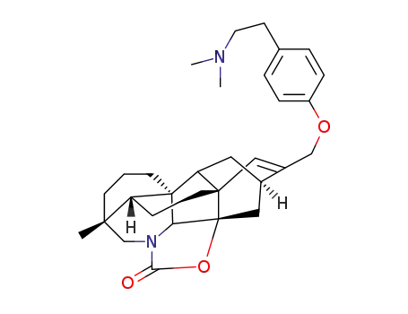 (4R,4aR,6aS,10aR,13bS,14S)-8-((4-(2-(dimethylamino)ethyl)-phenoxy)methyl)-4-methyl-2,3,4,4a,5,6,9,10-octahydro-1H-6a,13b,9-(epiethane[1,1,2]triyl)-4,13-methanodibenzo-[2,3:6,7]cyclohepta[1,2-d]oxazol-12(13aH)-one