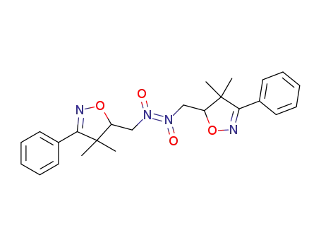 (E)-1,2-bis((4,4-dimethyl-3-phenyl-4,5-dihydroisoxazol-5-yl)methyl)diazene 1,2-dioxide