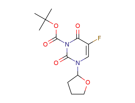 tert-butyl 5-fluoro-2,6-dioxo-3-(tetrahydrofuran-2-yl)-3,6-dihydropyrimidine-1(2H)-carboxylate