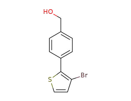 [4-(3-bromo-2-thienyl)phenyl]methanol