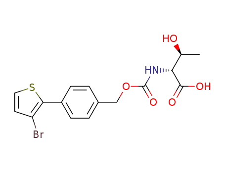 (2R,3S)-2-[({[4-(3-bromothiophen-2-yl)phenyl]methoxy}carbonyl)amino]-3-hydroxybutanoic acid