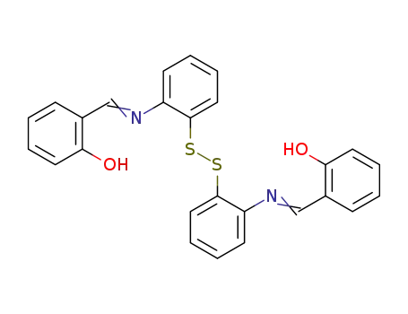 Molecular Structure of 26907-82-4 (2-(SALICYLIDENEAMINO)PHENYL DISULFIDE)