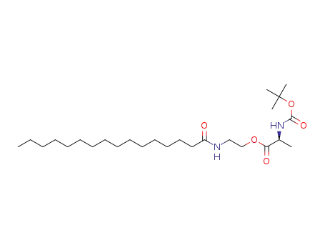 2-(palmitoylamino)ethyl N-tert-butoxycarbonyl-L-alaninate