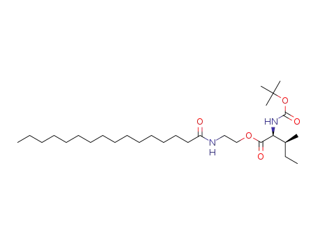 2-(palmitoylamino)ethyl N-tert-butoxycarbonyl-L-isoleucinate