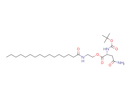 2-(palmitoylamino)ethyl N-tert-butoxycarbonyl-D-asparaginate