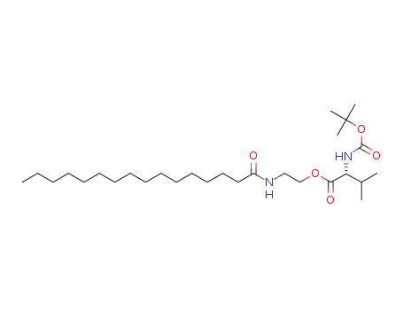 2-(palmitoylamino)ethyl N-tert-butoxycarbonyl-D-valinate