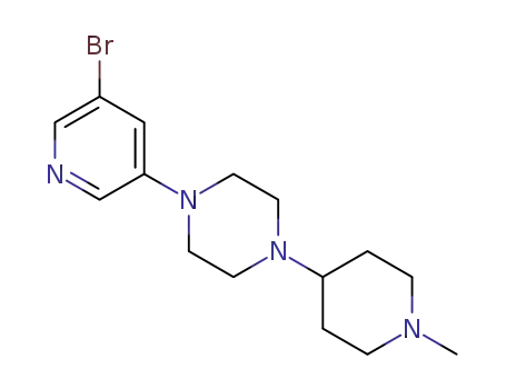 1-(5-bromopyridin-3-yl)-4-(1-methylpiperidin-4-yl)piperazine
