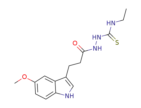 1-(3-(5-methoxy-1H-indol-3-yl)propanoyl)-4-ethylthiosemicarbazide
