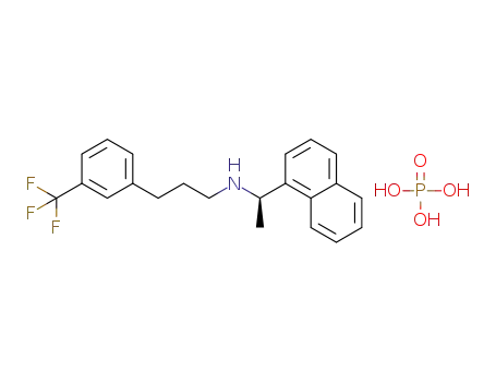 (R)-α-methyl-N-[3-[3-trifluoromethylphenyl]propyl]-1-naphthalenemethanamine phosphate