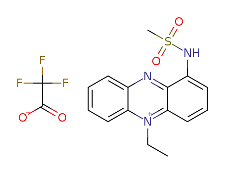 5-ethyl-1-methanesulfonylaminophenazinium trifluoracetate
